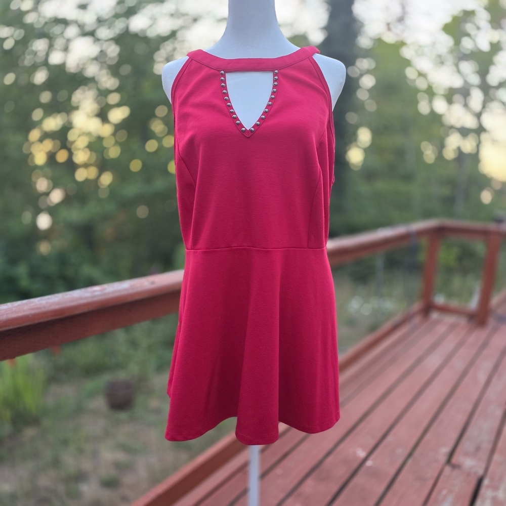 Torrid Red Halter Mini Sundress